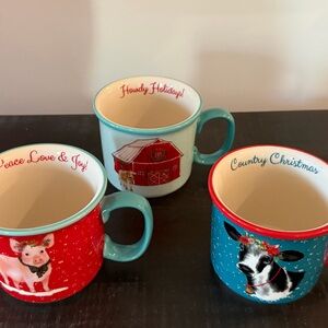 The Pioneer Woman Camper 16 ounce Ceramic Mugs set of 3